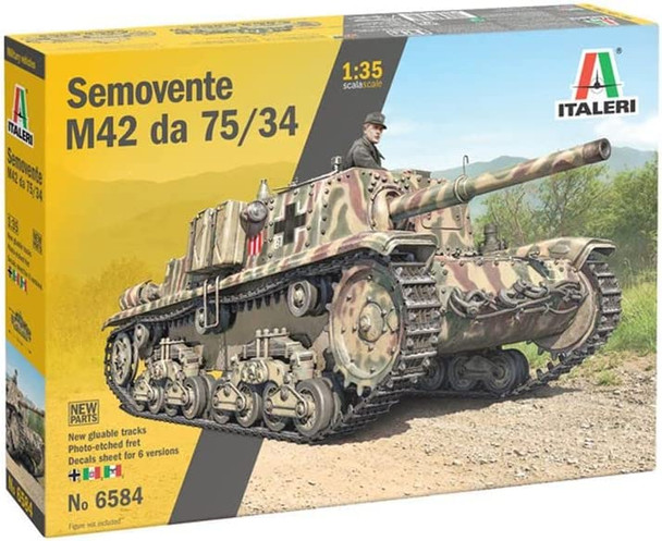 Italeri 6584 Semovente M42 M75/34 1:35 Model Kit