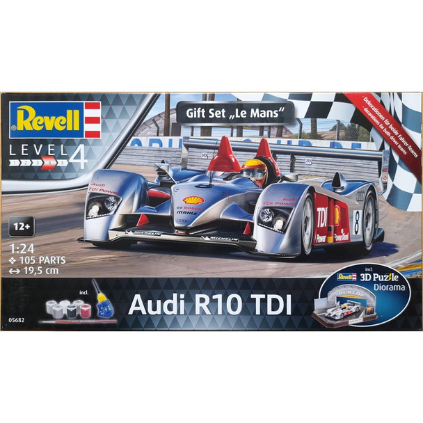 Revell 5682 Audi R10 Tdi Le Mans 1:24 Model Kit Gift Set