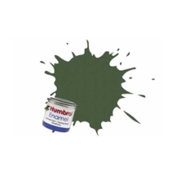 Humbrol Enamel Paint 14ml No 155 Olive Drab - Matt