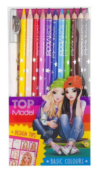 Top Model 12 Pack Of Crayons