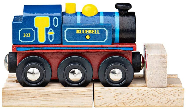 Bigjigs Wooden Railway Bluebell Train