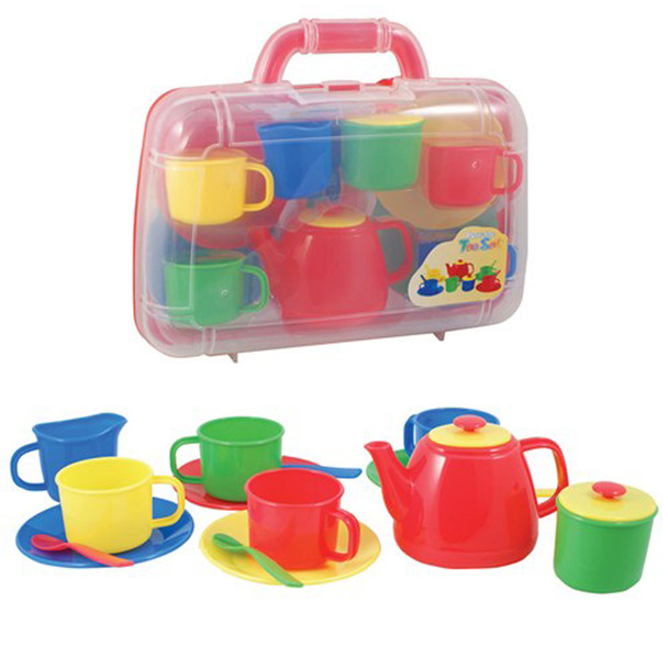 Peterkin Tea Set in Carry Case - Red