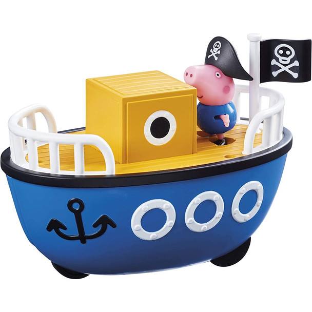 Peppa Pig Vehicle and Figure Playset - Grandpa Pig's Boat