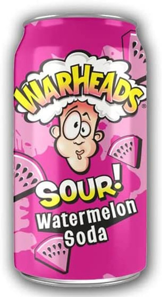 Warheads Watermelon Sour Soda 355ml