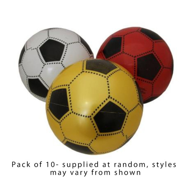 Basic Football  Pack Of 10 (Deflated)