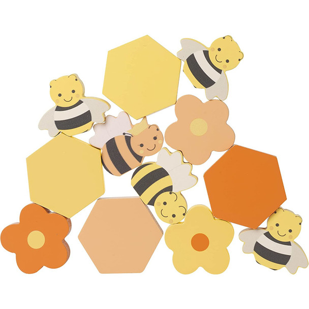 Orange Tree Toys Stacking Honey Bees