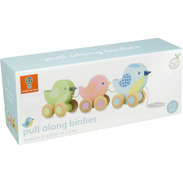 Orange Tree Toys Pull Along Birdies