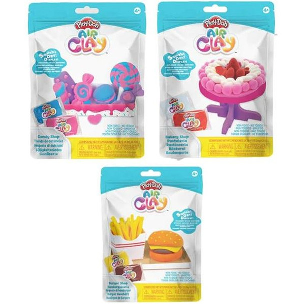 Play Doh Air Clay Foodie Pack (One Supplied)