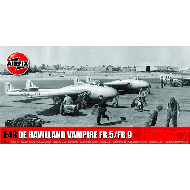 Airfix De Havilland Vampire FB.5/FB.9. 1:48 Model Kit