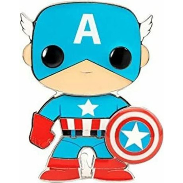 Funko POP! Pin: Marvel 4" Enamel Pin - Captain America