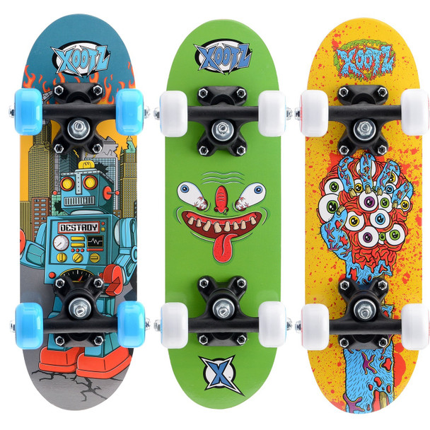 Xootz Mini Skateboard - Assorted Designs - Picked at random