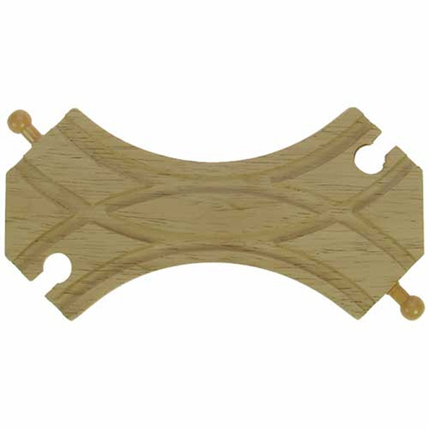 Bigjigs Wooden Railway Double Curved Turnout