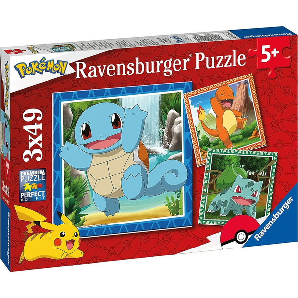 Ravensburger Pokémon 3 x 49 Pieces Jigsaw Puzzles