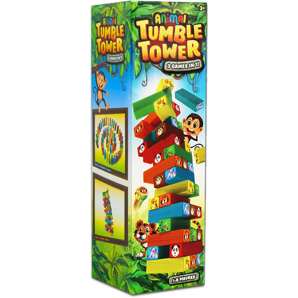 Animal Tumble Tower Game