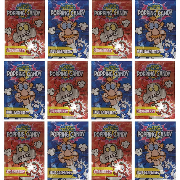 Candy Factory Popping Candy Pack Of 12