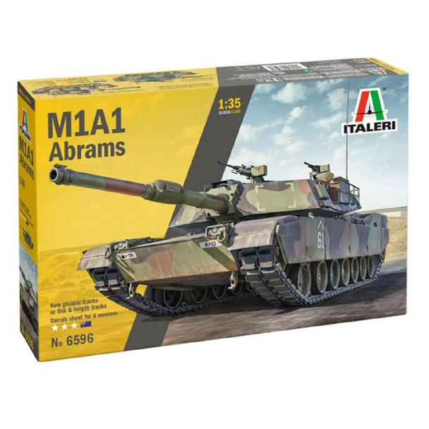 Italeri M1A1 Abrams Tank Model Kit
