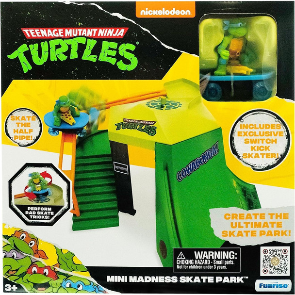 Teenage Mutant Ninja Turtles Mini Madness Skatepark Playset with Leonardo