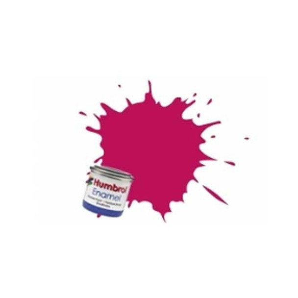 Humbrol Enamel Paint 14ml No 51 Sunset Red - Metallic