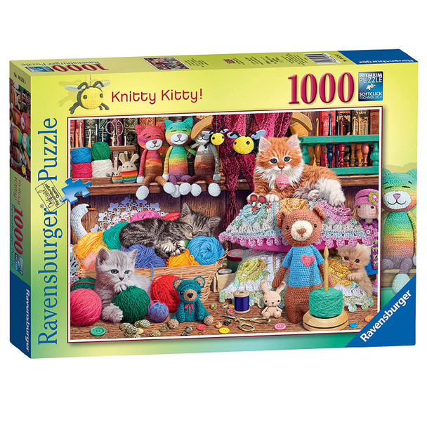 Ravensburger Knitty Kitty 1000 Piece Puzzle
