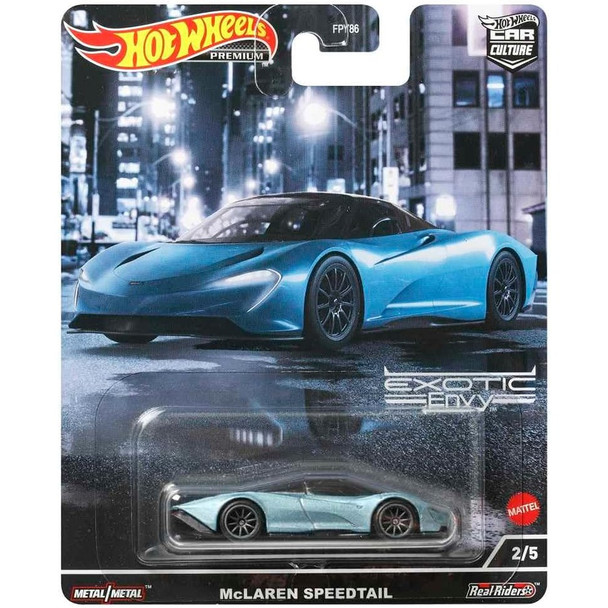 Hot Wheels McLaren Speedtail Light Blue Metallic 1:64 Diecast Car