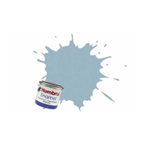 Humbrol Enamel Paint 14ml No 127 US Ghost Grey - Satin