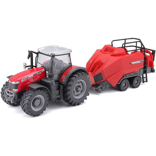 Massey Fergusson 8740S Tractor With Baler Lifter 10 cm