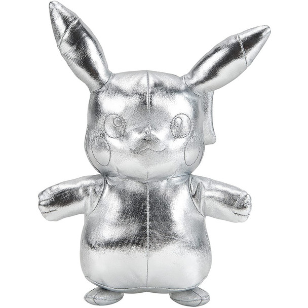 Pokémon 25th Anniversary 8 Inch Plush - Silver Pikachu