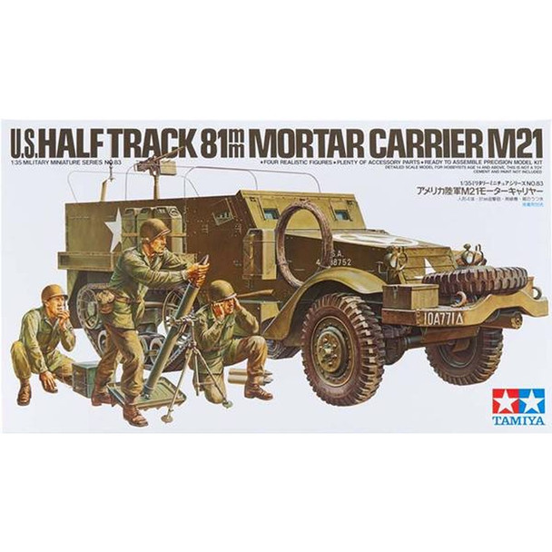 Tamiya U.S. 81mm Motar Carrier M21 1:35 Model Kit