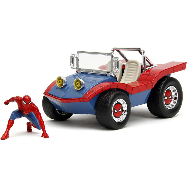 Marvel 60th Anniversary 70's Edition Buggy With Spiderman 1:24 Die Cast Car