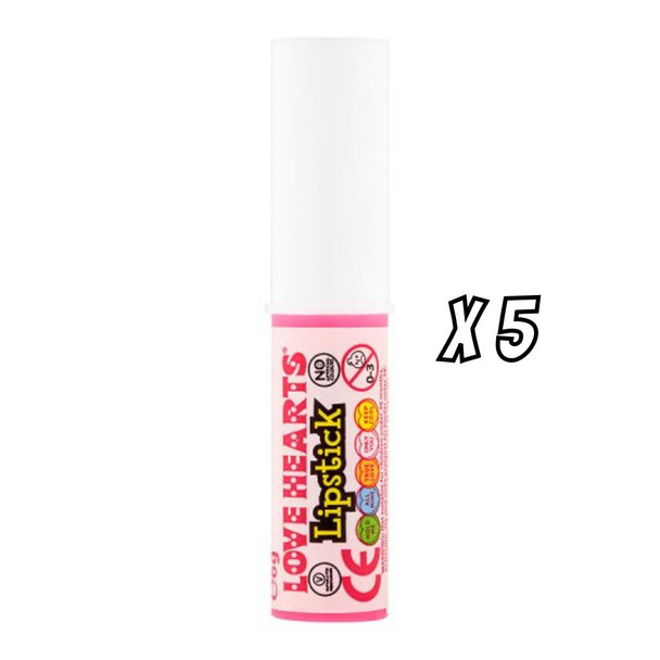 Swizzels Love Hearts Lipsticks Pack Of 5