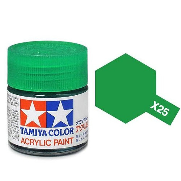 Tamiya 81525 Acrylic Mini X-25 Clear Green