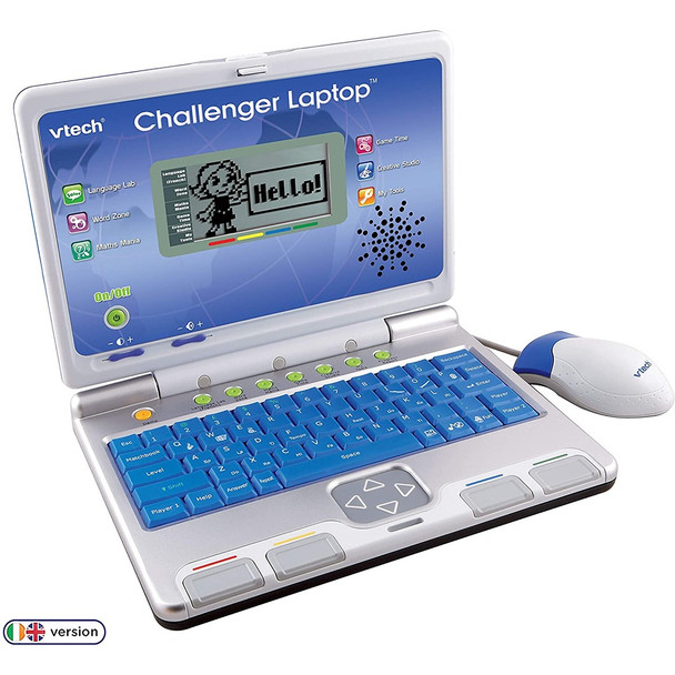 VTech Challenger Laptop -  Blue & Silver