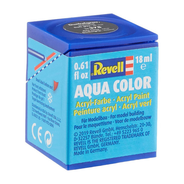 Revell Aqua 378 Dark Grey Silk 18Ml