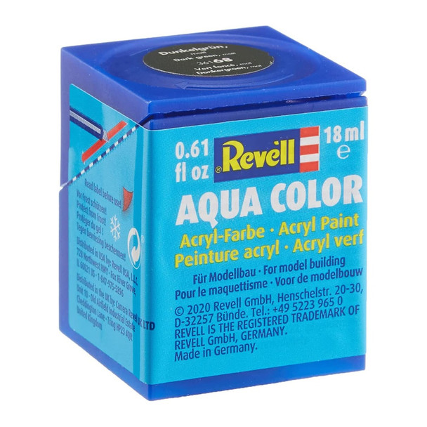 Revell Aqua 068 Dark Green Mat Raf 18Ml