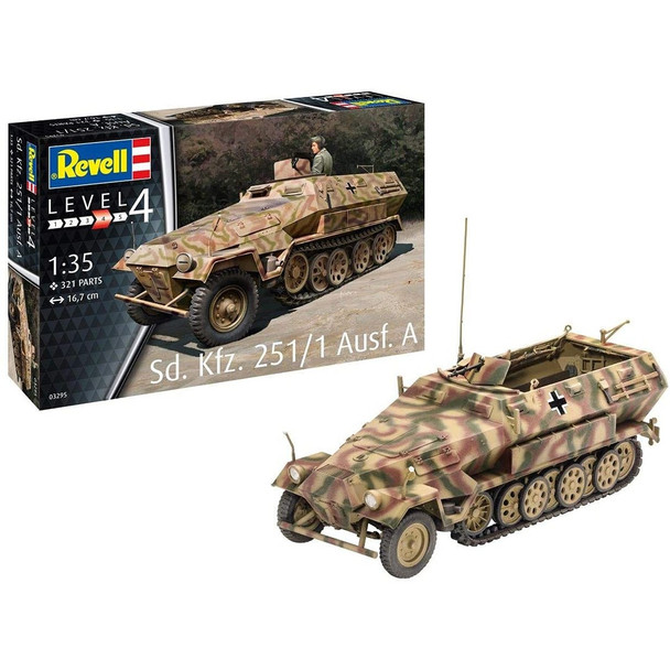 Revell 3295 Sd.Kfz. 251/1 Ausf.A Armoured Vehicle Model Kit