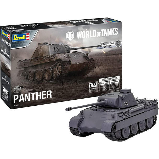 Revell Panther D World Of Tanks 1:72 Scale