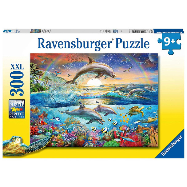 Ravensburger Dolphin Paradise XXL 300 Piece Jigsaw Puzzle