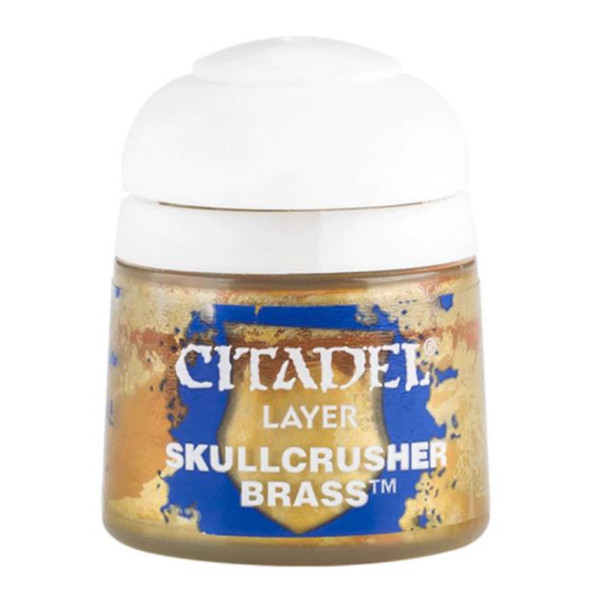 Games Workshop - Citadel Colour Layer: Skullcrusher Brass (12ml) Paint