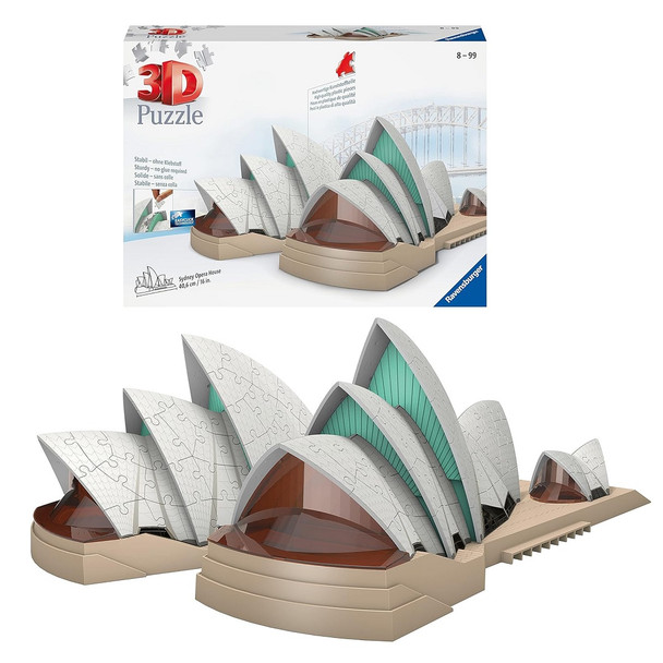 Ravensburger Sydney Opera House 3D Puzzle 216 Piece Puzzle