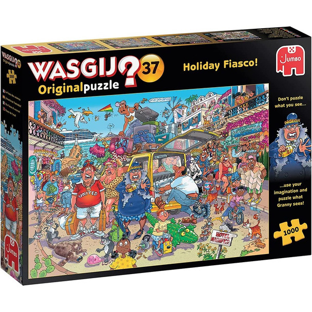 Wasgij Original 37 Holiday Fiasco! June 1000 Piece Jigsaw Puzzle