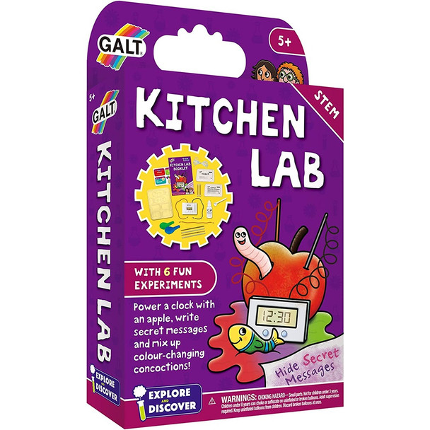 Galt Explore & Discover Kitchen Lab Science Kit for Kids