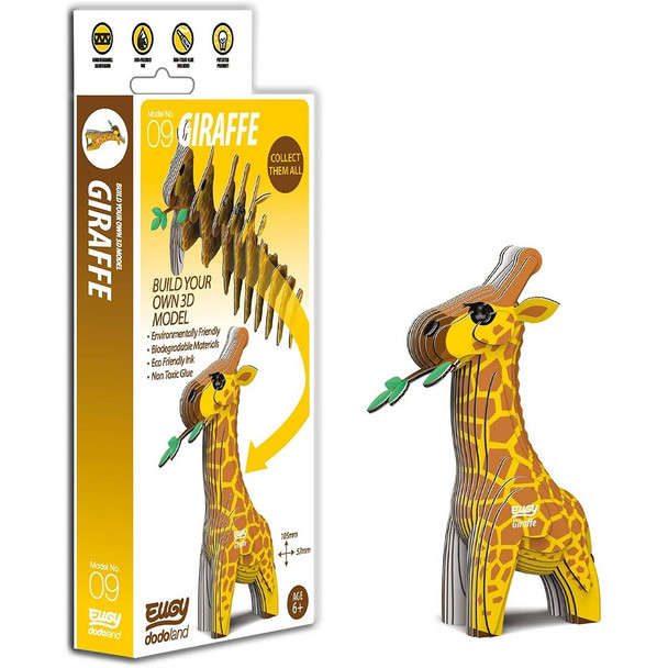 EUGY Giraffe 3D Craft Kit