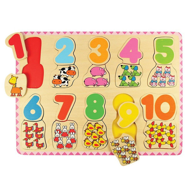 Bigjigs Toys Number and Colour Matching Puzzle