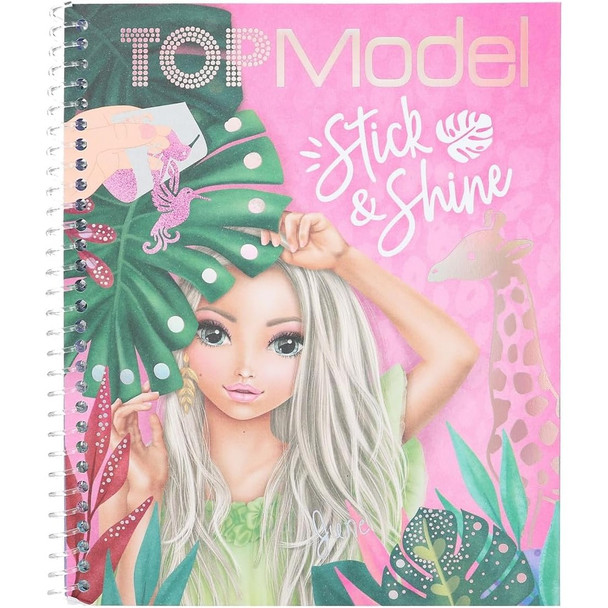 Topmodel Colouring Book Stick & Shine