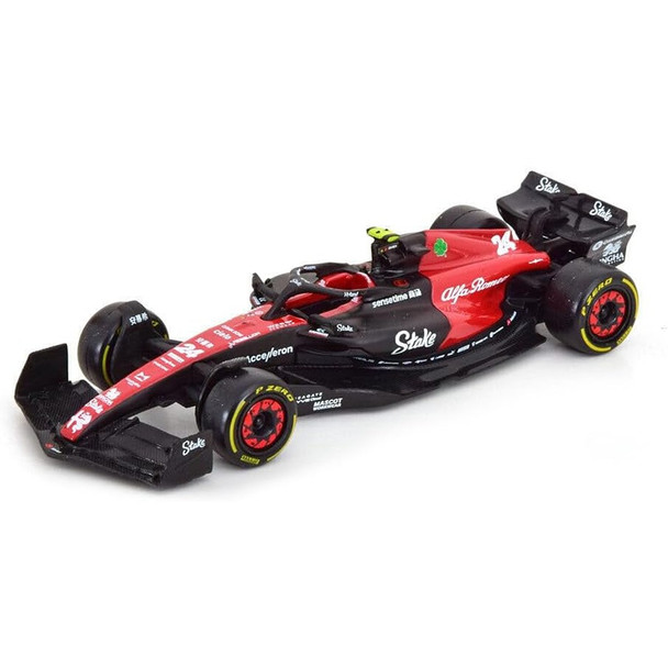 Bburago 1:43 F1 Alfa Romeo Team Stake C43 2023 Guanyu Zhou #24