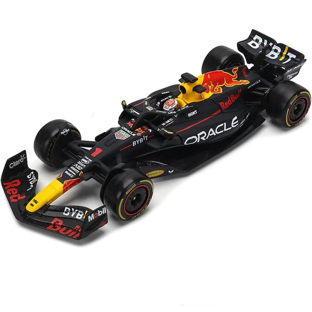 Bburago 1:43 F1 Red Bull Racing RB19 2023 Max Verstappen #1 with Helmet