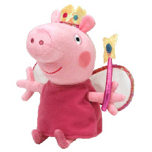 Peppa Pig TY Plush 7" Princess Peppa