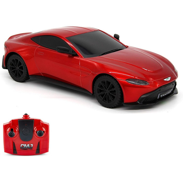 Remote Control 1:24 Aston Martin New Vantage Red 2.4Ghz