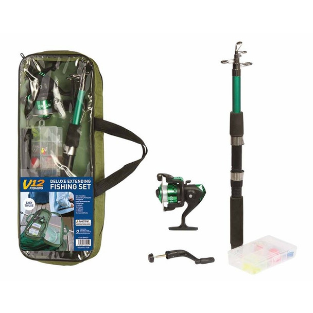 Crazy Coast Deluxe Fishing Set In Case