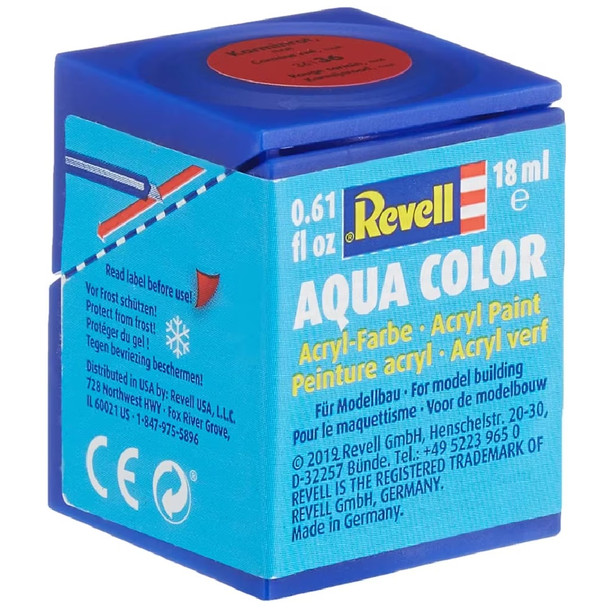 Revell Aqua 036 Carmine Red Mat 18ml